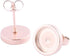 20pcs Stainless Steel Post Stud Earring Base Blanks 8mm Dia Blank Cabochon Setting Bezels for Jewelry Making Kit (Rose Gold)...