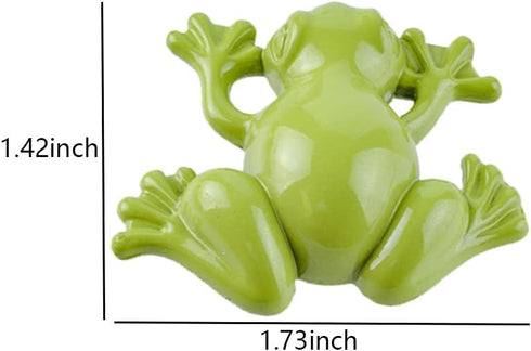 brandname RRRuo Frog Cabinet Knobs Drawer Cupboard Pull Handles Dresser Door Single Hole Hardware Parts Decorative Accessories 4 Pieces (Green)...