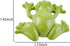 brandname RRRuo Frog Cabinet Knobs Drawer Cupboard Pull Handles Dresser Door Single Hole Hardware Parts Decorative Accessories 4 Pieces (Green)...