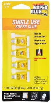 Super Glue Super Glue 15173-5 Single-use Minis,4 Pack...