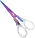 Scissors with Stainless Steel Blade and Acrylic Handle, All Purpose Scissor for Office, School, Home, Fabric Shears, Tijeras...