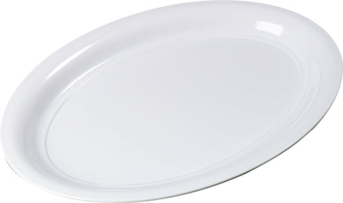 Carlisle FoodService Products Displayware Plastic Catering Platter 21" x 15" White...