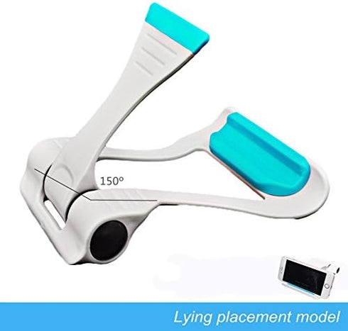 Two Models Multi-Angle Adjustable Universal Portable & Foldable Cellphone Tablet Stand Holder Mount Compatible with Cellphone Tablet - Blue...