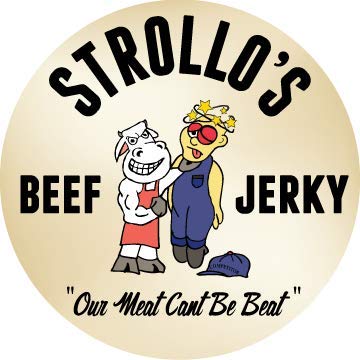 Strollo's Beef Jerky Sampler - Variety 4 Pack (1 of each flavor) Low Sodium, Low Carb, Low Sugar - Made with all Natural USA Beef, USDA Certified...