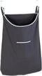 WENKO Laundry Hamper Bag Hanging, Over The Door Basket with Hooks, for Bathroom, Closet, Space Saving Storage, Wall mounted 3.94 x 20.47 x 31.89 i...