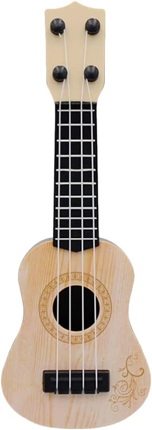Kisangel 1pc Kids Toy Guitar Ukulele Guitar Musical Instrument Ukulele Musical Toy for Boys and Girls(Beige)...