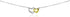 Sterling Silver Two-Tone Double Heart Choker Necklace...