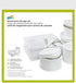 Honey-Can-Do SFT-01630 Dinnerware Storage Set, 5-Piece,White...