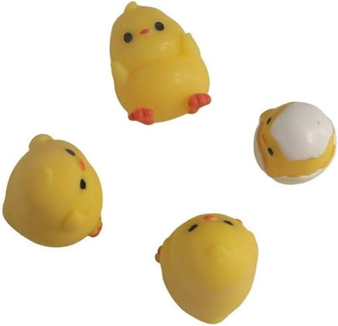 4 Pcs Miniature Chick Figurines, Cute Mini Resin Chick Ornaments for Fairy Garden Micro Landscape Terrarium Crafts Desktop Home Decor...