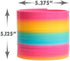 Just Play Slinky the Original Walking Spring Toy, Plastic Rainbow Giant Slinky, Kids Toys for Ages 5 Up...