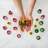 Stainless Steel Fruit Vegetable Cookie Cutters Set for Cute Fun Food, Big and Small Animal Shapes for Boys and Girls (23Pcs-Fruit Cutters)...