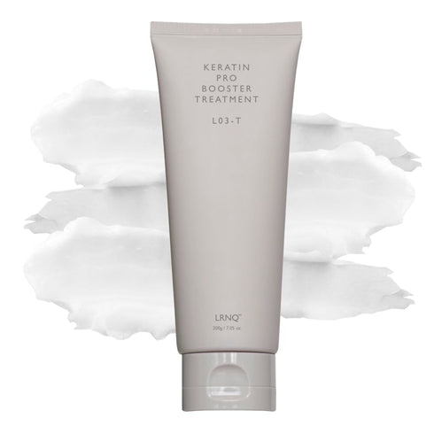L03 keratin pro booster korean treatment (hair mask) contain 20,000ppm keratin for frizzy dry damaged hair, smooth conditioner-mask combo/korea ha...