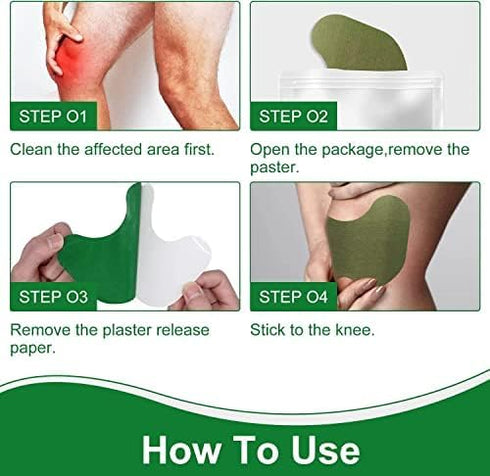 MQ 36pcs Knee Patches, Warming Herbal Plaster Knee Patches, Warming Herbal Patches for Knee Patch Paste Lasting Reduce of Joint Uncomfortable...