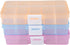 Craft County Plastic Bead Organizer – Clear – Customizable Compartments – Perfect for Organizing Small Items...