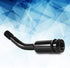 Qiilu Shift Knob Extender, 5in Car Shift Knob Extender Straight Gear Shifter Lever Extension for T4 1990-2003 Black...