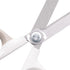 Multipurpose Office Craft Scissors for DIY Art and Craft,Comfort-Grip Handles, Sturdy Sharp Scissors (White)...