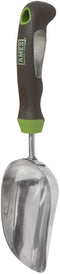 AMES 2445400 Stainless Steel Hand Soil Scoop with Ergo Gel Grip, 13-Inch, Gray...