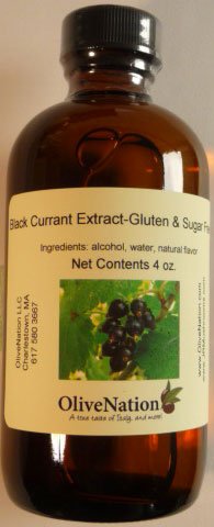 OliveNation Blackcurrant Extract from Natural Flavors, Cassis Flavoring for Baking, Beverages, Filling, Sugar Free, Non-GMO, Kosher, Vegan - 8 oun...