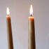 Candlestock Real Bayberry Taper Candle Pair 8 inch - Pure Bayberry and Pure 100% USA Beeswax Blend - Dripless Taper Candle Pair...