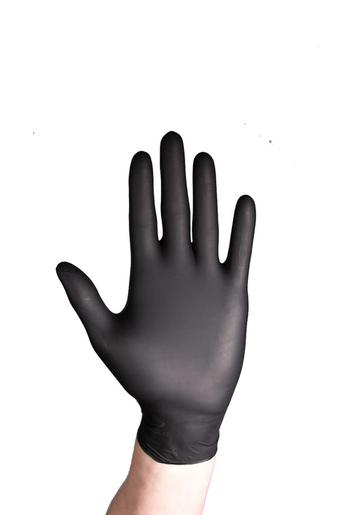 GripProtect® Precise Black Nitrile Exam Gloves | 4 Mil | Chemo-Rated | Food, Home, Hospital, Law Enforcement, Tattoo | (Large, 100)...