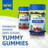 TruBiotics Probiotics for Kids with Prebiotics & Vitamin C, Sugar-Free Gummies for Digestive & Immune Health Support, Chewable Kids Probiotic Supp...
