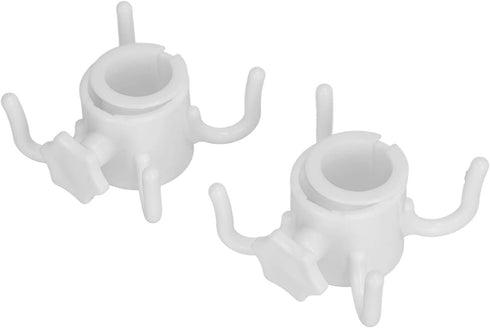 2pcs Sun Umbrella Hook, Beach Umbrella Hanging Hook 4 Prongs Plastic Umbrella Hook Hanging Plastic Beach Umbrella Hanging Hook Umbrella Hanger (Wh...