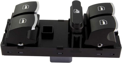 Master Driver Power Window Switch 5ND959857 1K4959857B 5K4959857 Front LH Compatible with VW Volkswagen CC Golf Jetta Passat Tiguan 2005 2006 2007...