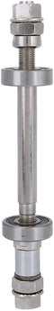Bicycle Rear Hub Axle, Bike Axle Front 5.51inch Rear 7.09inch 6000 Bearing Metal High Load Bearing Capacity, Bike Repair Tool Accessories for Moun...