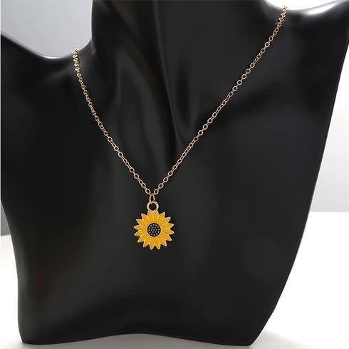 Sunflower Necklace Birthday Christmas Gifts for Niece Daughter Sunflower Necklaces for Women Inspirational Sunflower Pendant Necklace Gifts with M...