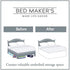 Bed Maker’s Never Lift Your Mattress Microfiber Wrap-Around Bed Skirt, Gathered Ruffled Style, Classic 14 Inch Drop Length, Twin, White...