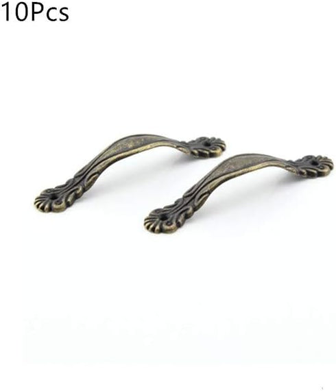 10pcs 65x10mm European Style Antique Bronze Mini Cabinet Handle Drawer Pull Jewelry Box Handle...