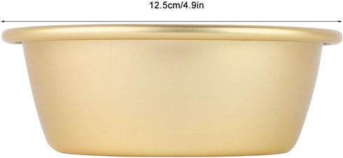 Korean Ramen Noodle Pot, Ramen Noodle Pot Yellow Aluminum Non Stick Korean Traditional Quick Cooking Pot Quick Noodle Pot Can Be Heated by Open Fi...
