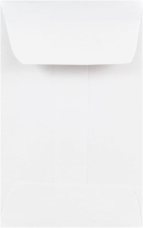 JAM PAPER #1 Coin Business Envelopes - 2 1/4 x 3 1/2 - White - 50/Pack...