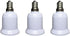 E12 to E26 /E27 Adapter Chandelier Light Socket, E12 to E26 Adapter E12 Light Socket,Light Bulb Socket, Light Socket Adapter, Bulb Base Adapter Co...