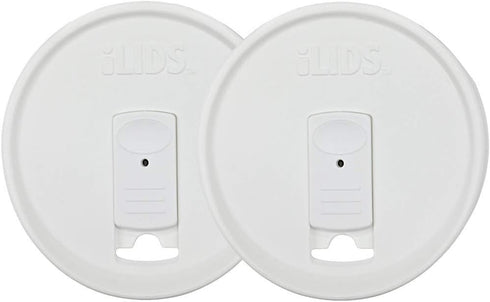 Mason Jar Drink Lid, Wide Mouth, White, Pack of 2...