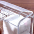 Sooyee Qtip Holder Dispenser for Cotton Ball, Swab, Round Pads, Floss,3 Compartment Plastic Apothecary Jars,Bathroom Organization ,Vanity Organize...