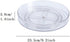 Clear Lazy Susan Organizer,9.2 inch Turntable Spice Rack,360 Rotating Turntable Organizer for Kitchen Cabinet,1 Tier Tray for Cabinet - Clear Spin...