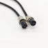 3.28 ft GX16 4 Pin Double Female Head Aviation Cordset, GX16 4Pins Female to Female Connector Electrical Cable Panel Mount Circular Metal Aviation...