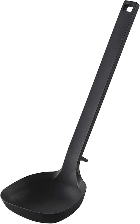 Yamazaki Home Tower Silicone Ladle - Ladle - Silicone, Black...