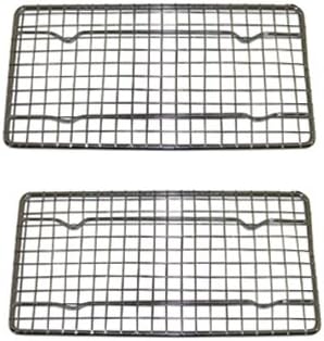 Heavy-Duty Cooling Rack, Cooling Racks, Wire Pan Grade, Commercial grade, Oven-safe, Chrome, 4¼ x 8x215B; Inches, Set of 2...