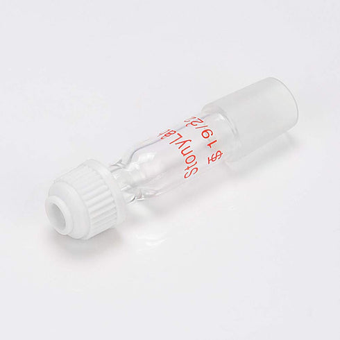 StonyLab Thermometer Inlet Adapter with 19/22 Inner Joint, 80mm Height, for Distillation Apparatus...