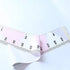 Kids Growth Chart, Wood Frame Fabric Canvas Height Measurement Ruler from Baby to Adult for Child's Room Decoration 7.9 x 79in (7.9 x 79in, Pink &...