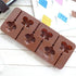 Cute 6 Even Bees and Butterflies Lollipop Funny DIY 3D Attached Silicone Mold Making Ice Blocks Candy Fondant Chocolate Soap Cakes Mousse Jelly Ca...