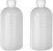2PCS 500ml/17oz Empty Plastic Small Mouth Graduated Lab Chemical Container Reagent Bottle Sample Liquid Sealing Reagent Bottle Boston Rounds Liqui...