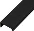 LC LICTOP 300mm/11.8" Modern Style Finger Edge Tab Pull Handle Door Knobs Drawer Pulls Aluminum Matte Black Satin Nickel with Screws (Black 2pcs)...