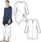 Style Arc Sewing Pattern - Bessie Woven Tunic (Sizes 10-22)...