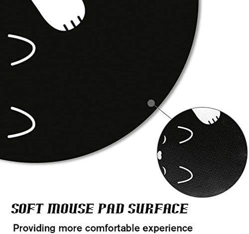 Mouse Pad Cool Eye Iris Blue Teen, Round Mousepad, Non-Slip Rubber Base Mouse Mat for Laptop and Computer...