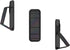 CLCKR Cell Phone Stand Phone Grip Compatible with Apple, Samsung, LG, Motorola, OnePlus Phones - Reflective Black...