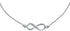 Bling Jewelry Romantic Heart Infinity Figure Eight Love Knot Charm Double Anklet Link Ankle Bracelet For Women .925 Sterling Silver Adjustable 9 T...