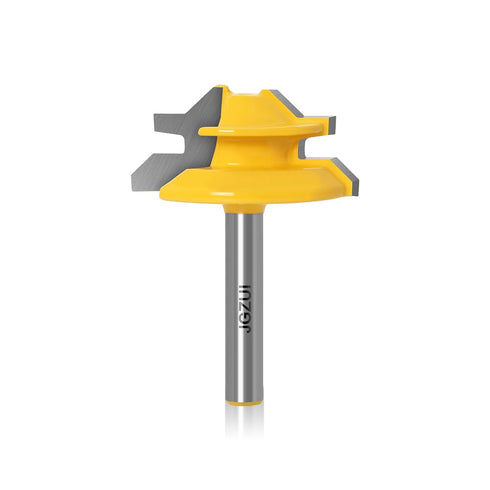 45 Degree Lock Miter Router Bit 1/4 Inch Shank.Woodworking Tools Joint Router Bits?Wood Milling Cutter Glue Joint Tools Set (1/4inch Shank, 1-1/2"...